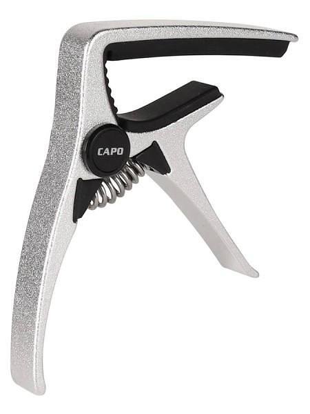 Boston Spring Loaded Capo For Classical Guitar, Titanium